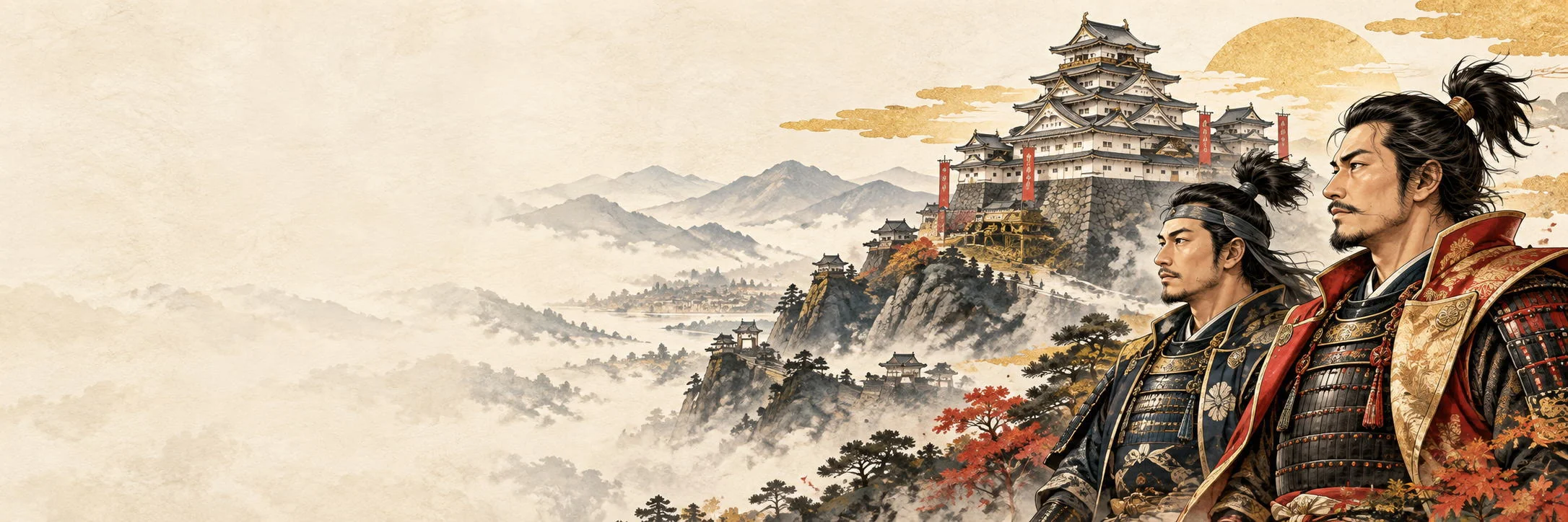 戦国時代の城郭と信長・秀吉の勇姿