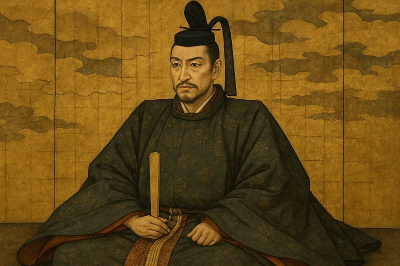 室町幕府最後の将軍・足利義昭のイメージイラスト