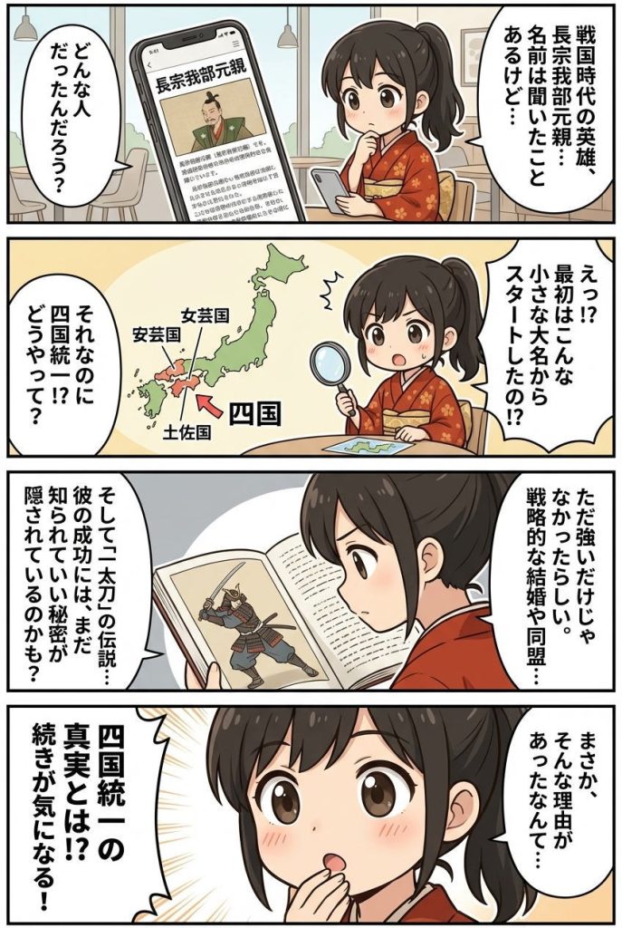 長宗我部元親(ながそかべ もとちか)ってどんな人?