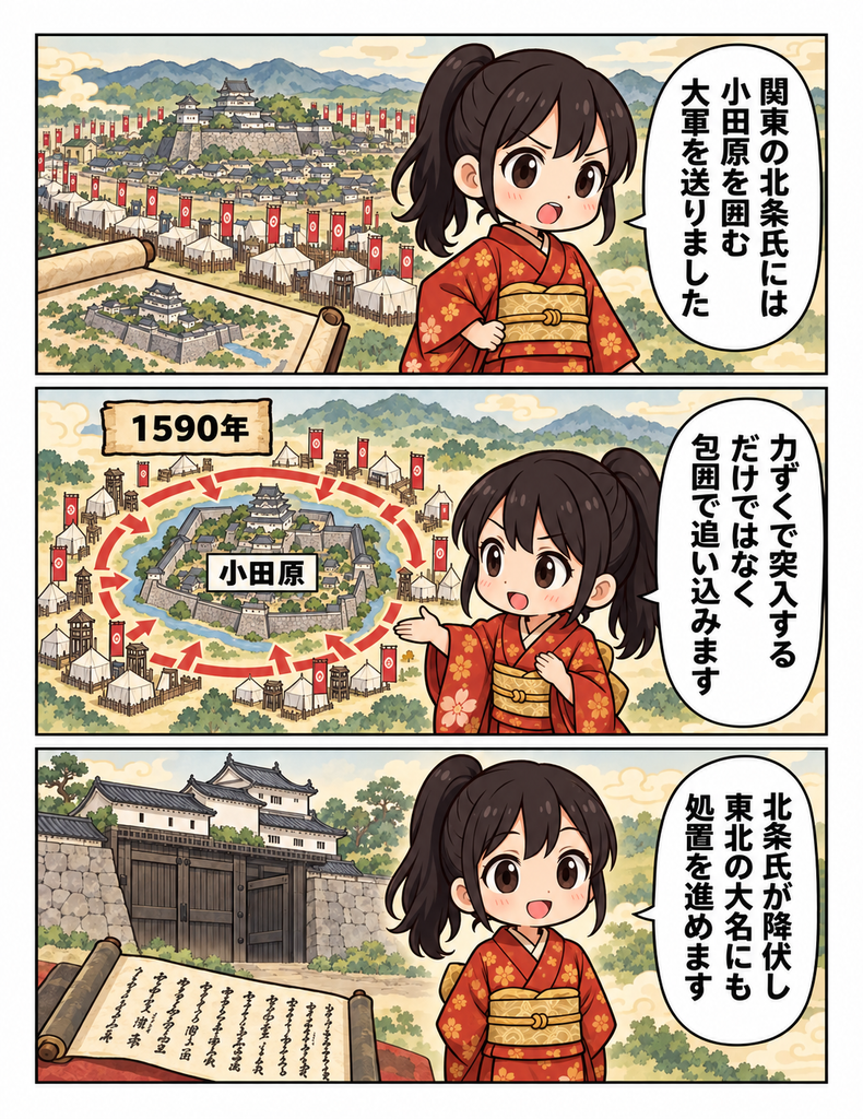 マンガでわかる06、小田原征伐