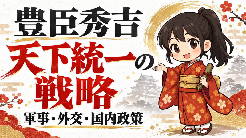 豊臣秀吉の戦国時代天下統一への軌跡