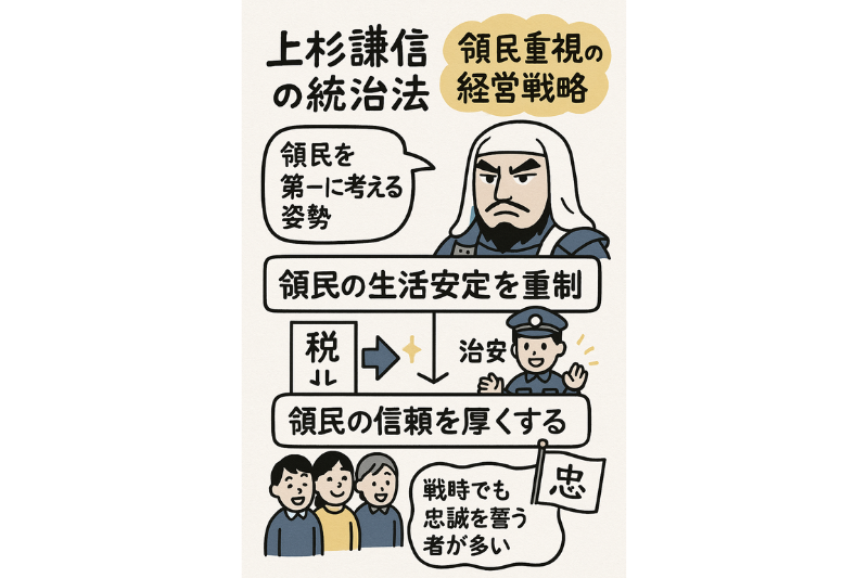 上杉謙信の統治法：領民重視の経営戦略