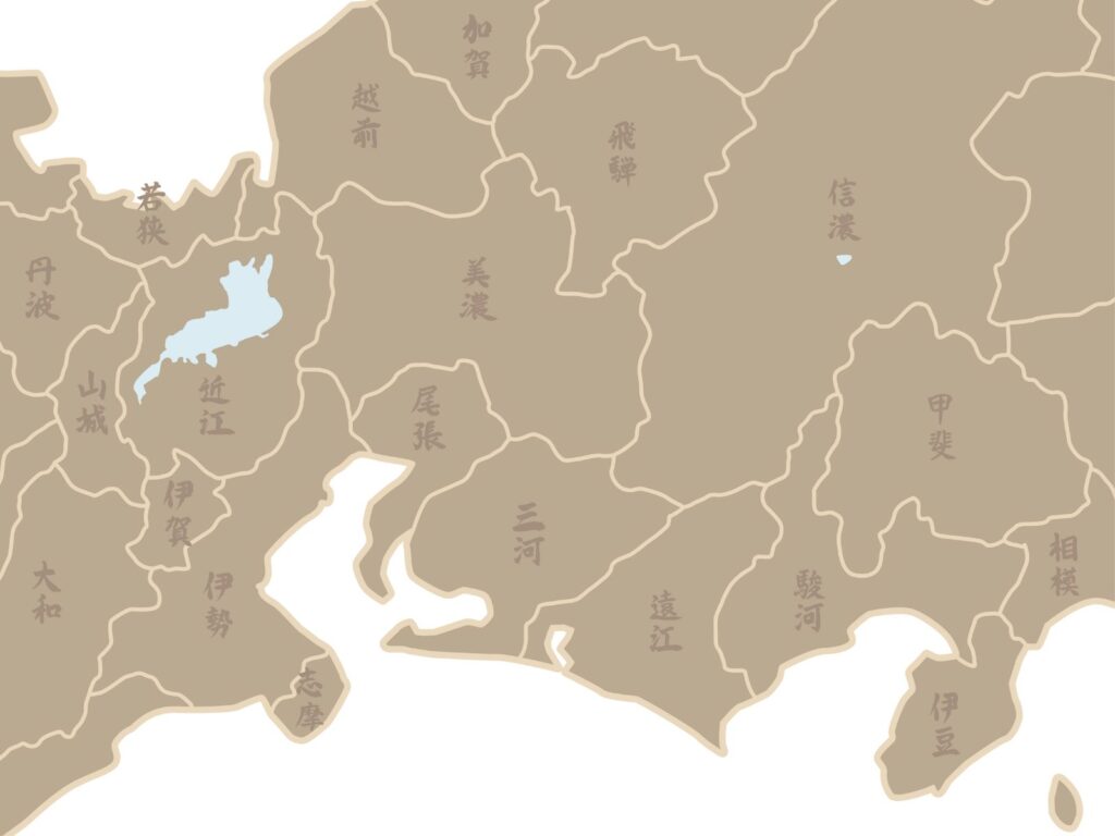 中部地方-令制国