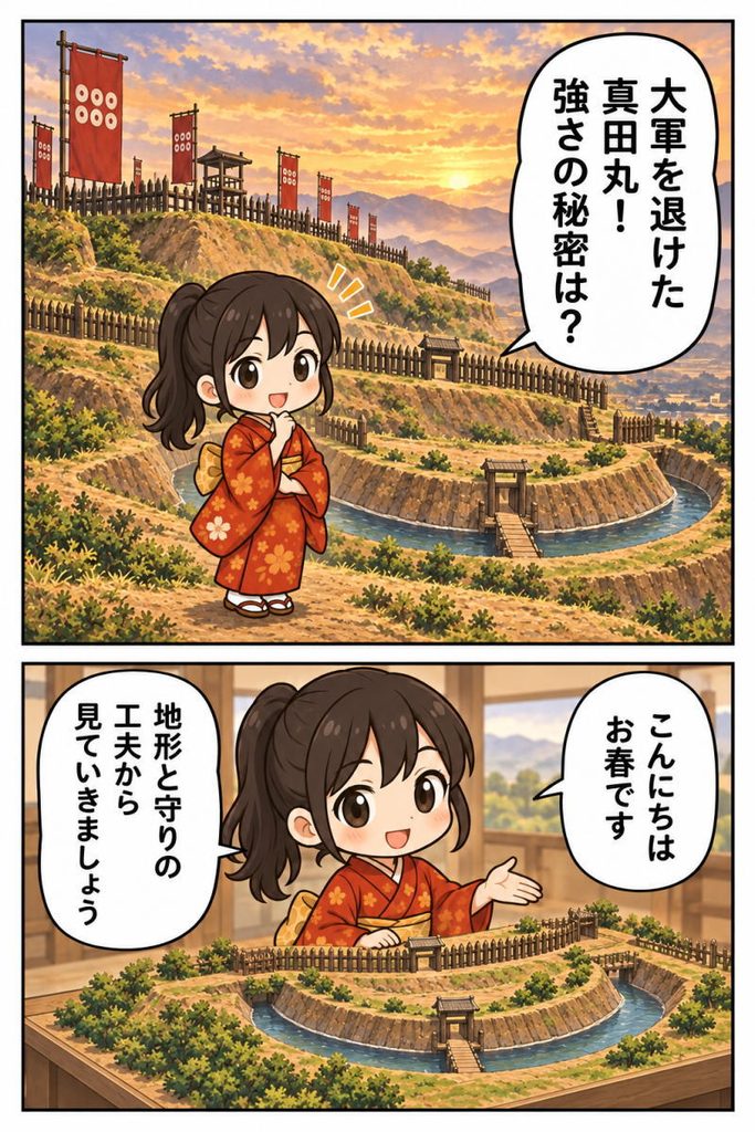 まんがでわかる01、真田丸！強さの秘密