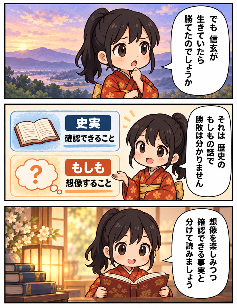 マンガで分かる、もし武田信玄が生きていたら