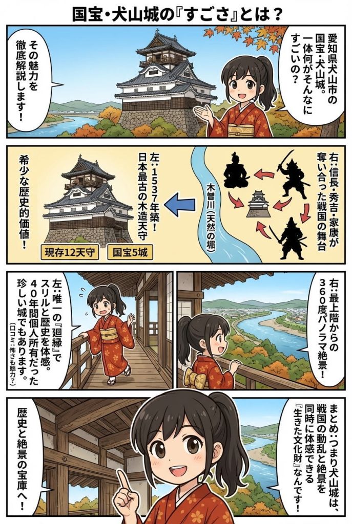 国宝・犬山城のすごさとは?