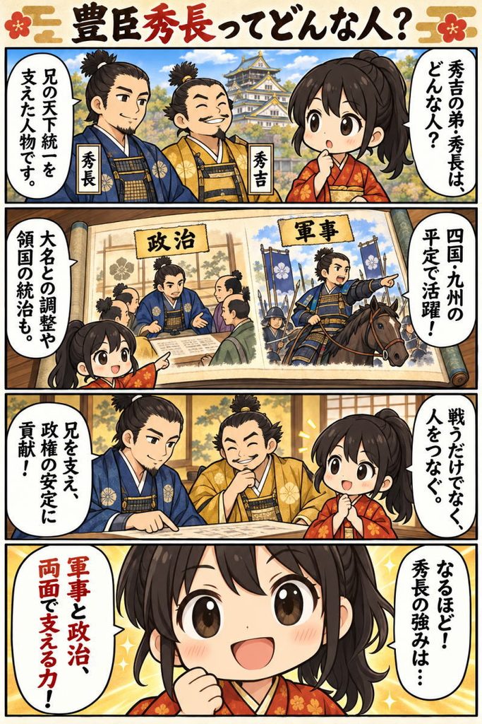 マンガでわかる、豊臣秀長ってどんな人?