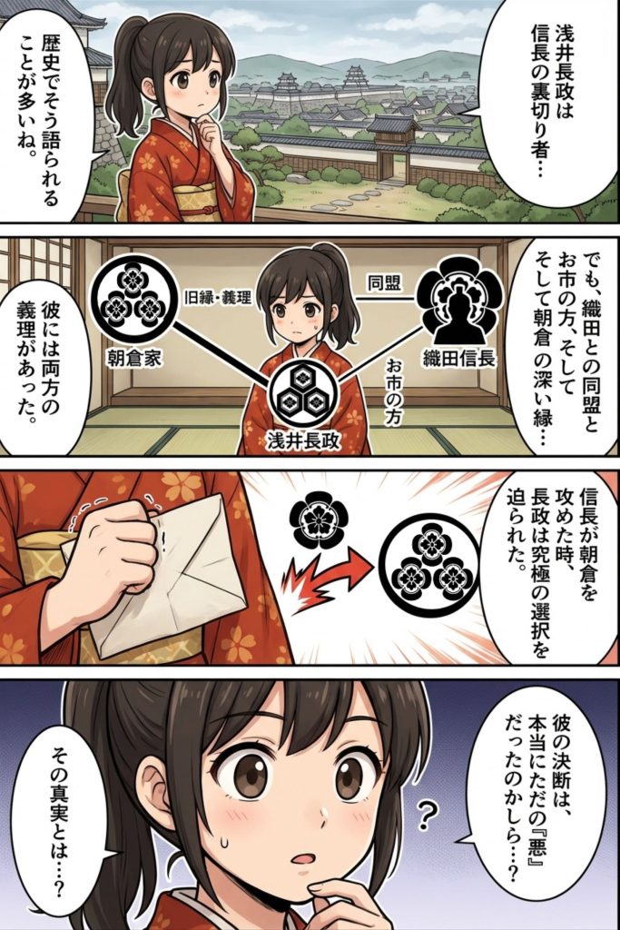 なぜ浅井長政は信長を捨てて朝倉を選んだのか？