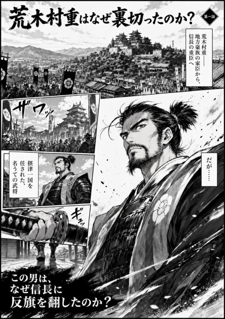 荒木村重がなぜ裏切ったのか?-マンガ版page1
