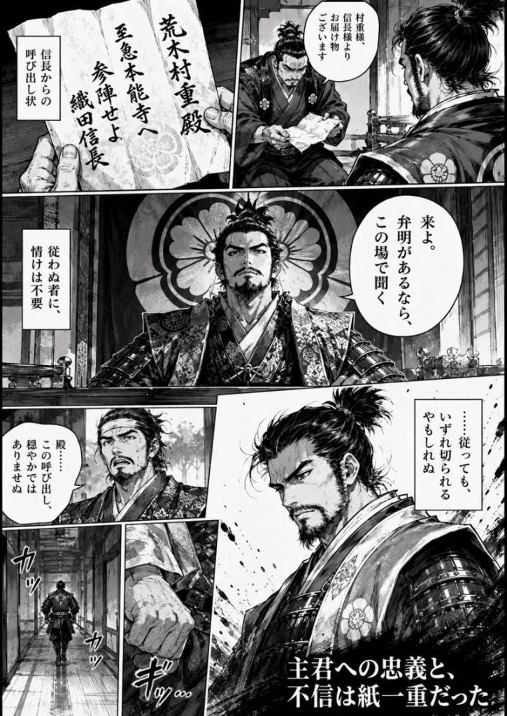 荒木村重がなぜ裏切ったのか?-マンガ版page2