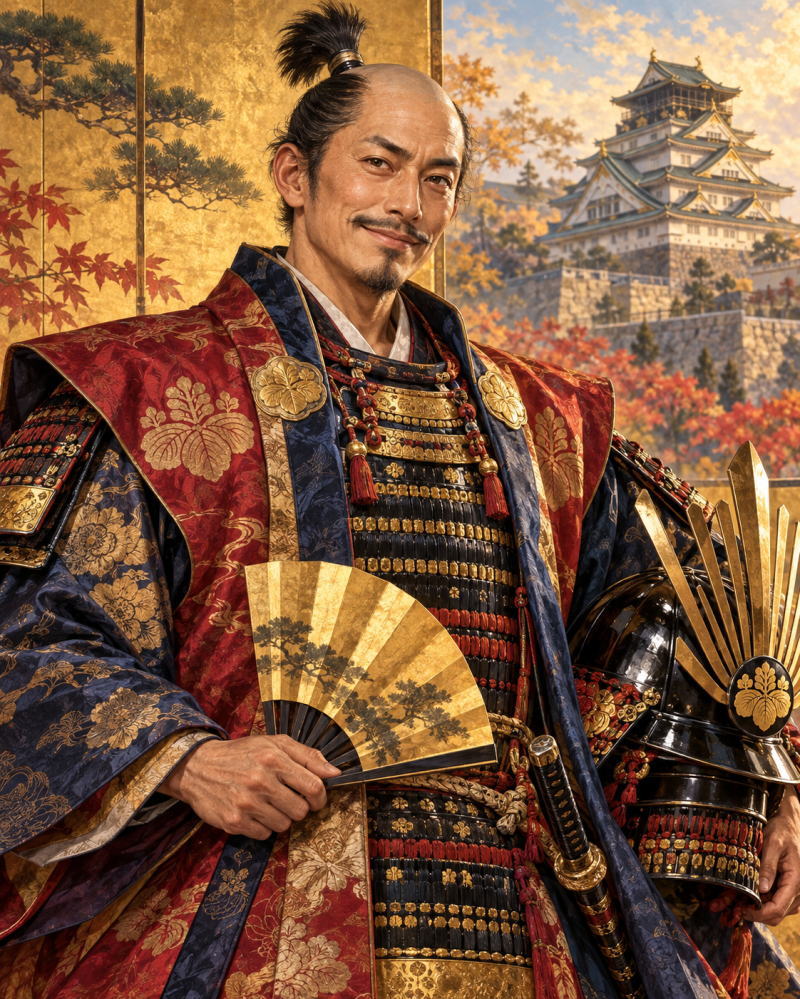 豊臣秀吉（とよとみ　ひでよし）AIイメージ画像